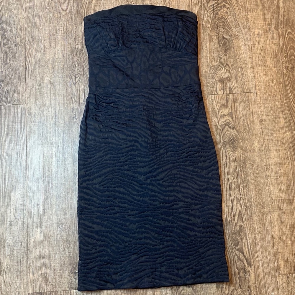 DVF Tiaraja Strapless Animal Print Dress